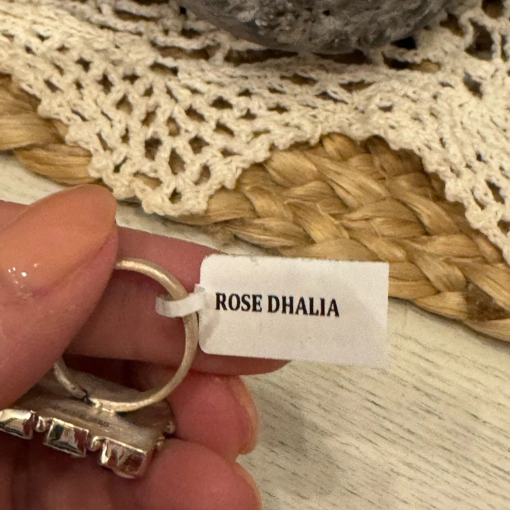 ROSE DHALIA STERLING RING - Picture 6 of 12